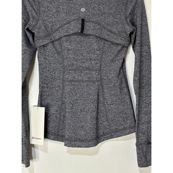 Lululemon Define Jacket Luon Heather Black Size 4 NWT Athletic Slim Fit Stretchy - Picture 11 of 13